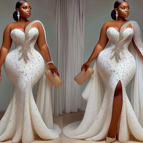 Nanice Weddings | Wedding dresses in Accra | BREATHTAKING ❤️🌟 #WeddingDressGoals #BridalMagic😍❤️.... We are just a call away +233243622172 . . . . @weddingdresslookbook… | Instagram Extravagant Wedding Dress, Dress For Chubby Ladies, Nigerian Wedding Dresses Traditional, Long White Wedding Dress, Latest Wedding Gowns, Joy Fashion, Nigerian Wedding Dress, Extravagant Wedding Dresses, Glam Wedding Dress