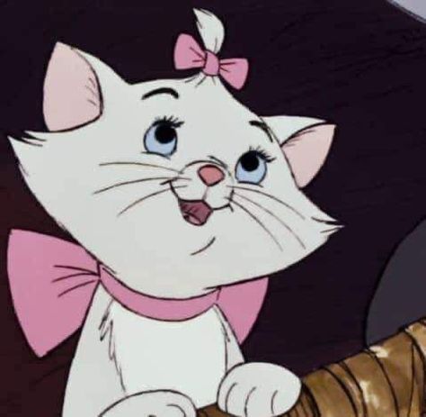 Marie Pfp, Aristocats Marie, Marie Cat Aesthetic, Aristocats Marie Pfp, Marie Cat Aesthetic Wallpaper, The Aristocats Marie Wallpaper, O'malley Aristocats, Marie Art Aristocats, Marie Cat