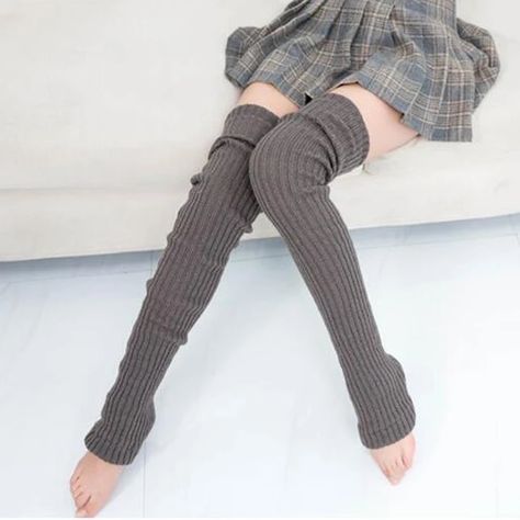 Gray Leg Warmers, Thigh High Leg Warmers, Crochet Leg Warmers, Winter Girl, Knit Leg Warmers, Leg Warmer, Warm Boots, Warm Socks, Long Socks