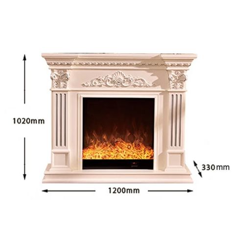 Living Room Decorating Warming Fireplace Wooden Mantel W120cm Plus Electric Firebox LED Optical Artificial Emulational Flame - AliExpress 45x55 Electric Real Flame Fireplace With Mantle, Antique White Electric Fireplace, Artificial Fireplace, 70” Electric Fireplace, 55” Electric Fireplace, 75” Electric Fireplace, Wooden Mantel, Better Living, Family Room