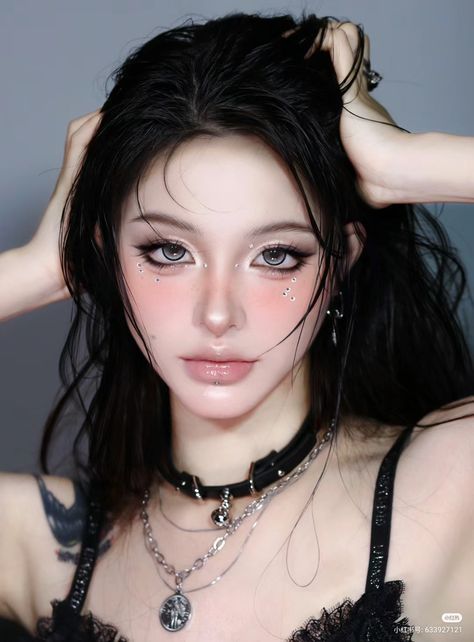 Makeup Anime, Makeup Layout, Asian Makeup Looks, Morning Makeup, Classy Makeup, Video Makeup, Anime Makeup, Ethereal Makeup, Make Beauty