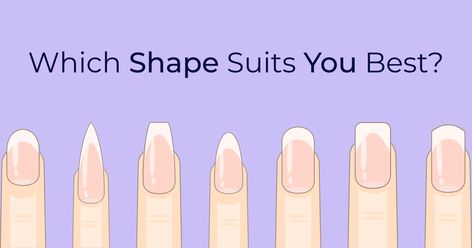 From classic ovals to bold stilettos, our expert guide will help you choose the shape that flatters your hands and showcases your style. Discover the perfect nail shape for your hands. Nail Shapes For Long Nails, Nail Shape Based On Hand, Nail Shapes For Natural Nails, Square Nails Vs Almond Nails, Short Acrylic Nail Shapes Style, Nails Length And Shape, Modern Nail Shapes, Nail Type Shape, Classic Nail Shape