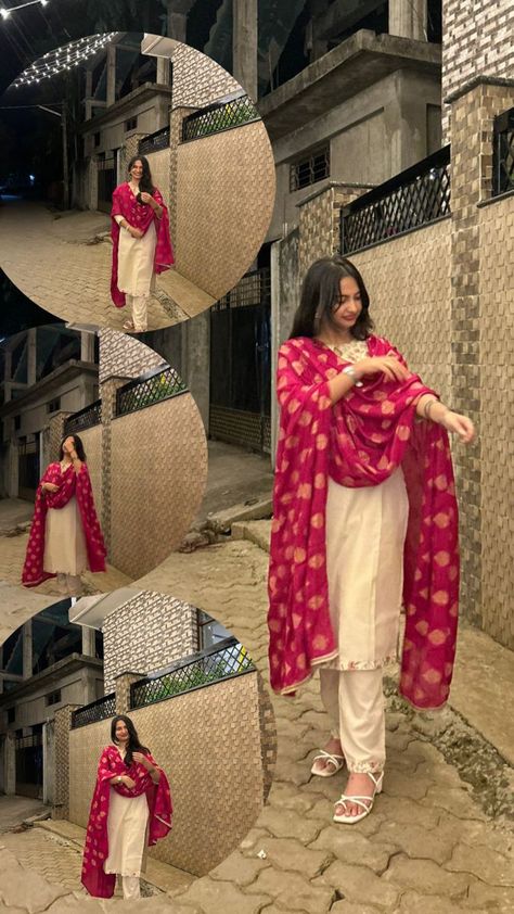 Pose Traditional Dress, How To Pose In Suit, Traditional Women Aesthetic, Pose On Traditional Dress, Photos In Kurti Aesthetic, Traditional Dresses Photo Ideas, Photos In Traditional Outfit, Poses In Kurti For Instagram Aesthetic, Kurti Layout Ideas