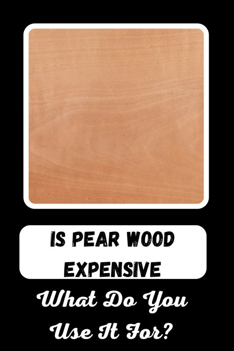 Pearwood is a type of hardwood that can be used for a variety of different projects. This guide will tell you everything you need to know about pear wood, what it looks like, where to find it, and what you can make with it. Whether you're looking for new ideas or just want to learn more about this interesting type of wood, this guide has got you covered. Thanks for reading! Types Of Hardwood Floors, Pear Wood, Pear Trees, Different Types Of Wood, Living In Europe, Pear Tree, Pale Colors, Sheesham Wood, Machine Tools