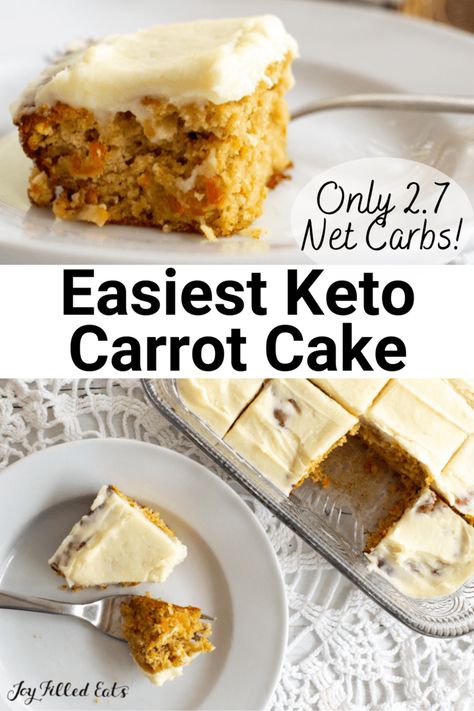 This delicious Almond Flour Carrot Cake Recipe is the only one you will need! It's decadent, moist, and has the perfect tender crumb. Topped with homemade cream cheese icing, it doesn't get much better than this. Besides being delicious, it also happens to be gluten-free, keto-friendly, sugar free, and THM. Keto Spring Desserts, Raw Keto Recipes, Keto Carrot Cake Cupcakes, Flourless Carrot Cake, Keto Family Recipes, Sugar And Flour Free Desserts, Keto Mascarpone Recipes, Keto Carrot Recipes, Sugarfree Cake Recipe