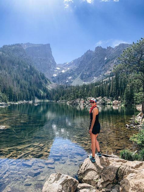 Blue Mountain Belle at Dream Lake in RMNP - Whether you're planning a Rocky Mountain National Park day trip or you want to know the Rocky Mountain National Park best hikes, check out Rocky Mountain national park Dream Lake if you're looking for things to do in Colorado in summer. | rocky mountain national park pictures | rocky mountain national park denver | rocky mountain national park spring Denver Hikes, Denver Hiking, Hikes In Colorado, Hikes Near Denver, Colorado Hikes, Psalm 104, Denver Travel, Rocky Mountain National Park Colorado, Road Trip To Colorado