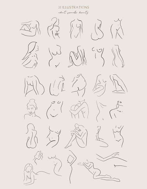 Minimalistic Line Art Tattoo, Silouette Tattoo Women, Women Shilouette Tattoos, Women Art Line, Woman's Silhouette Tattoo, Fine Line Drawing Tattoo, Body Silhouette Line Art, Woman’s Body Line Art, Women Line Art Tattoo