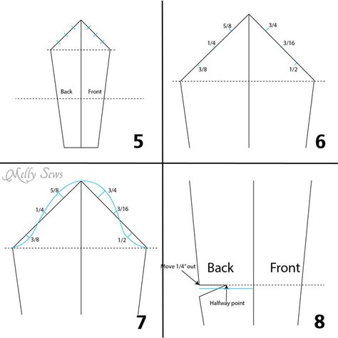 Step 2 - How to draft a sleeve - Melly Sews - make a sleeve pattern How To Make Sleeve Pattern, Sleeve Pattern Making, How To Draft Sleeves, How To Make Sleeves, Sleeve Pattern, Pattern Drafting Tutorials, Sewing Sleeves, Sewing Measurements, Sewing Alterations