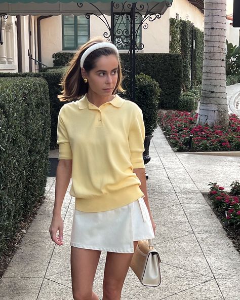 Chic Ootd Classy, Summer Clothes Classy, Elizabeth Mccord Outfits, Vintage Preppy Style, Beach Fancy Outfit, European Preppy Style, Elegant Preppy Style, Tennis Preppy Outfits, Preppy Spring Outfits 2024