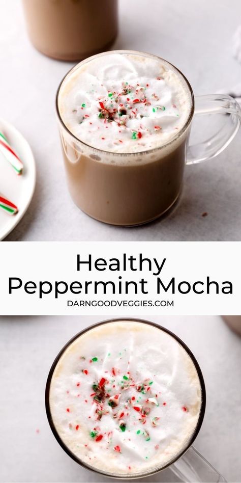 Peppermint Mocha Smoothie, Healthy Peppermint Recipes, Peppermint Coffee Drinks, Healthy Holiday Drinks, Healthy Peppermint Mocha, Vegan Peppermint Mocha, Acid Reflux Diet Meals, Peppermint Mocha Recipe, Peppermint Coffee