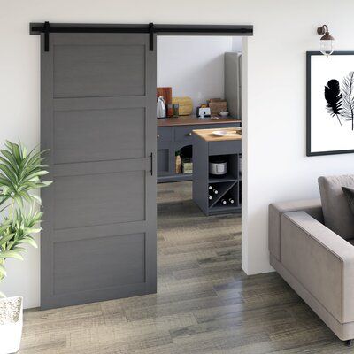 If you’re looking to step up your home’s modern farmhouse décor, this 36” sliding barn door is the perfect piece for any room. Place it in front of your pantry, closet, home office or other rooms for a touch of privacy and tons of style. Ideal for spaces where a swinging door may not be an option, the barn door saves space by safely gliding along track hardware parallel to the wall. All of the hardware necessary for installation comes included, so there’s no need to go hunting for extra parts. A Sliding Barn Door Closet, White Barn Door, Flip House, Barn Door Closet, Pantry Remodel, Wood Barn Door, Modern Barn Door, Glass Barn Doors, Pantry Closet