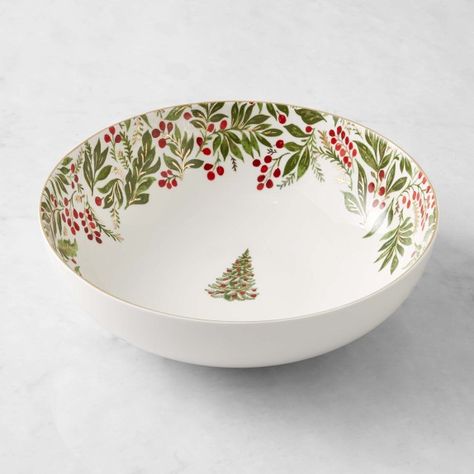 Tabletop Platters Salad & Serve Bowls All Christmas | Williams Sonoma