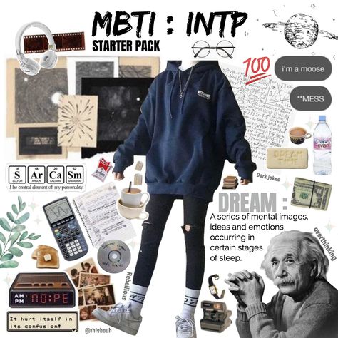 Intp Aesthetic Outfit, Intp T Personality, Intp Personality Aesthetic, Intp Aesthetics, Intp Things, Intp Female, Intp Mbti, Mbti Intp, Intp Personality Type