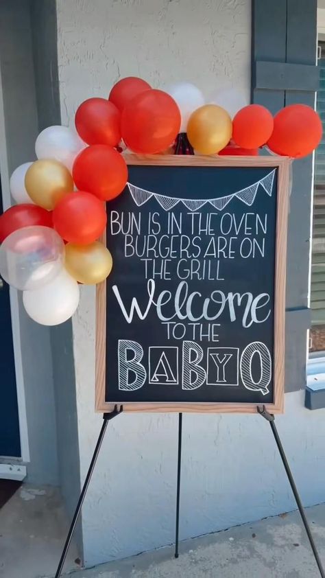 Babyque Babyq Boy Baby Shower Food Party Decor Ideas [Video] in 2022 | Barbecue baby shower, Boy baby shower food, Baby shower bbq Bun In The Oven Burgers On The Grill Baby Shower Ideas, Bun In The Oven Burgers On The Grill, Burger Baby Shower Ideas, Bbq Balloon Garland, Baby Q Theme Baby Shower Ideas, Baby Q Balloon Arch, Bibs And Ribs Baby Shower Ideas, Bbq Balloon Arch, Baby B Que Shower Ideas