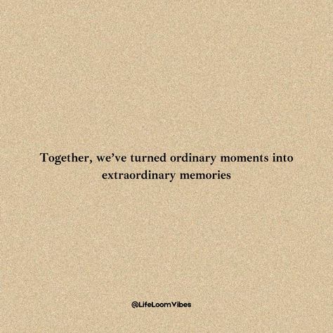 Together, we’ve turned ordinary moments into extraordinary memories. 🌟💖 With you, even the simplest things become magical. I cherish every moment we spend together and the memories we've created. Tag someone special who makes your moments extraordinary! 💕 Follow us for more inspiring thoughts and positive vibes @lifeloomvibes! 🙌✨ Don't forget to: 👍 Like 🔄 Share 💬 Comment 🔖 Save {SelfHealth IndianInspiration SelfLove SelfCare LifeLessons Life Goal} #Love #RelationshipGoals #Extraordi... Special Moments Quotes Memories, Creating Memories Quotes, Special Moments Quotes, Saving Memories, Moments Quotes, Cherish Every Moment, Memories Quotes, Life Goals, Positive Vibes