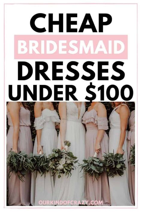 30  Bridesmaid Dresses From Amazon Under $100! - these affordable bridesmaid dresses don’t have to coat your girls a lot. Choose dresses they will love at a price they can afford! ourkindofcrazy.com #bridesmaiddresses #bridesmaiddress Bridesmaid Dresses Affordable, Dresses From Amazon, Cheap Bridesmaid Dresses Online, Empire Waist Bridesmaid Dresses, Lace Chiffon Bridesmaid Dress, Bridesmaid Dresses Under 100, New Youtube Channel, Halter Bridesmaid Dress, Mermaid Evening Gown