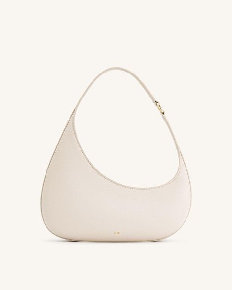 Harlee Shoulder Bag - Ivory Cream Shoulder Bag, White Leather Shoulder Bag, Trendy Things To Buy, White Bag Outfit, Jw Pei Bag, Classy Purses, Bags Unique, Jw Pei, Trendy Purses