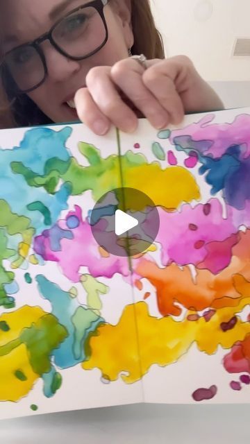 Marker Watercolor Art, Ink Over Watercolor, Watercolor On Canvas Ideas, Watercolor Project Ideas, Easy Watercolor Sketchbook Ideas, Sharpie And Watercolor Art, Watercolor With Pen Outline, Simple Watercolor Doodles, Watercolour Sketchbook Ideas