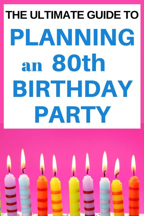 Looking for fabulous 80th birthday party ideas for Mom, Dad or another special senior? Find great tips and tricks - everything you need to know to plan an awesome 80th Birthday Party! Surprise 80th Birthday Party Ideas, 80 Th Birthday Party Ideas Dad, 80 Birthday Party Ideas For Grandma, 80th Bday Party Ideas, 80 Th Birthday Party Ideas Mom, 80 Year Old Birthday Ideas, 80th Birthday Centerpieces, 80th Birthday Party Ideas For Dad, 80 Birthday Party Ideas