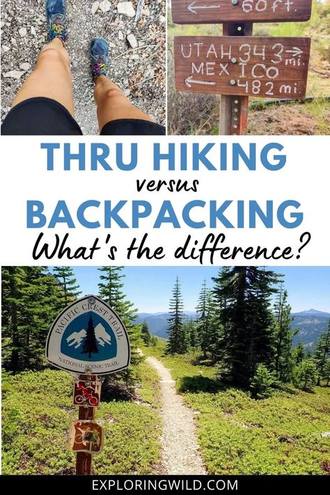 Thru hiking versus backpacking: both involve multi-day hiking and nights under the stars, but how do they compare in terms of logistics and culture? Thru hiking is a long-distance subset of backpacking and this fun overview explains what makes through hiking a unique activity in its own right. Maybe it'll inspire you to try your own thru hike! Camino De Santiago, Santiago, Ultralight Backpacking, Through Hiking, Long Distance Hiking, Thru Hike, Scotland Hiking, Nomadic Lifestyle, Hiking Europe