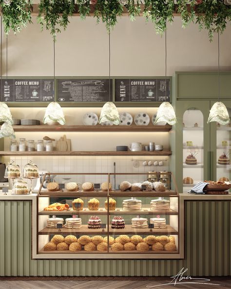 FLORA BAKERY Bakery Shop Interior, Modern Bakery, Bakery Shop Design, Bakery Store, Bakery Interior, Small Bakery, Bakery Design Interior, Coffee Shop Interior Design, Bakery Decor