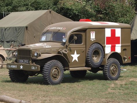 Dodge WC-54 Ambulance - 1943 1st Gen Cummins, American Muscle Cars Dodge, Wwii Vehicles, Tonka Truck, Army Truck, Dodge Power Wagon, Power Wagon, Dodge Trucks, Army Vehicles