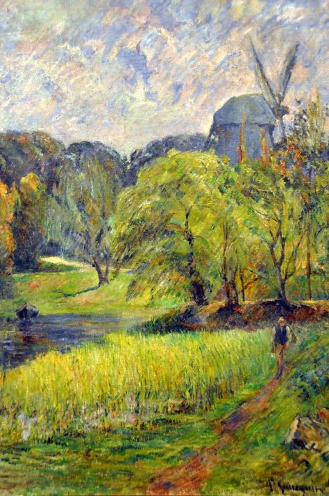 Paul Gauguin - The Queen's Mill Ostervold at Ny Carlsberg … | Flickr Mill Painting, Eugène Henri Paul Gauguin, Renzo Shima, Paul Gaugin, Istoria Artei, Art Masterpieces, Berthe Morisot, Pierre Bonnard, Arte Van Gogh