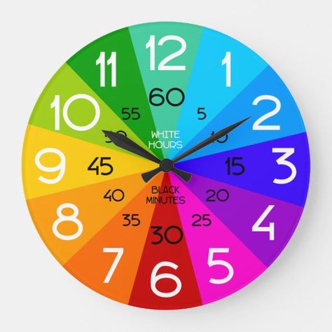 Classroom Clock, Learning Clock, Learn To Tell Time, Gifts For Parents, Teaching Time, Cool Clocks, Clock For Kids, Time Clock, School Room