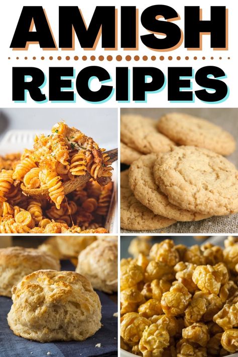 These easy old-fashioned Amish recipes are simple yet spectacular. From breakfast casserole to friendship bread to baked chicken, try these dishes that have been passed down for generations. Amish Meals, Midwest Recipes, Best Amish Recipes, Pioneer Recipes, Cornmeal Recipes, Amish Sugar Cookies, Amish Food, Amish White Bread, Pennsylvania Dutch Recipes