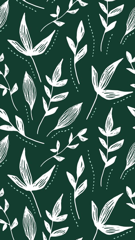 Simple Leaves Phone Wallpaper Pattern Design Inspiration, Simple Leaf, Flowery Wallpaper, Art Painting Gallery, Flower Art Images, Floral Poster, Backgrounds Phone Wallpapers, Digital Flowers, Patterns In Nature