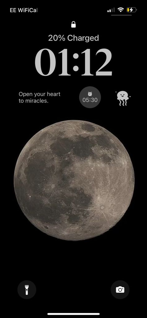 iphone lockscreen. blank screen with a moon. Peaceful Iphone Layout, Iphone Clock Lockscreen, Lock Screen Iphone Ios 16, Update 16 Wallpaper, Simple Iphone Lockscreen, Iphone Inspo Lock Screen, Iphone 16 Lockscreen, Ios 17 Lock Screen Ideas, Lock Screen Iphone Ideas