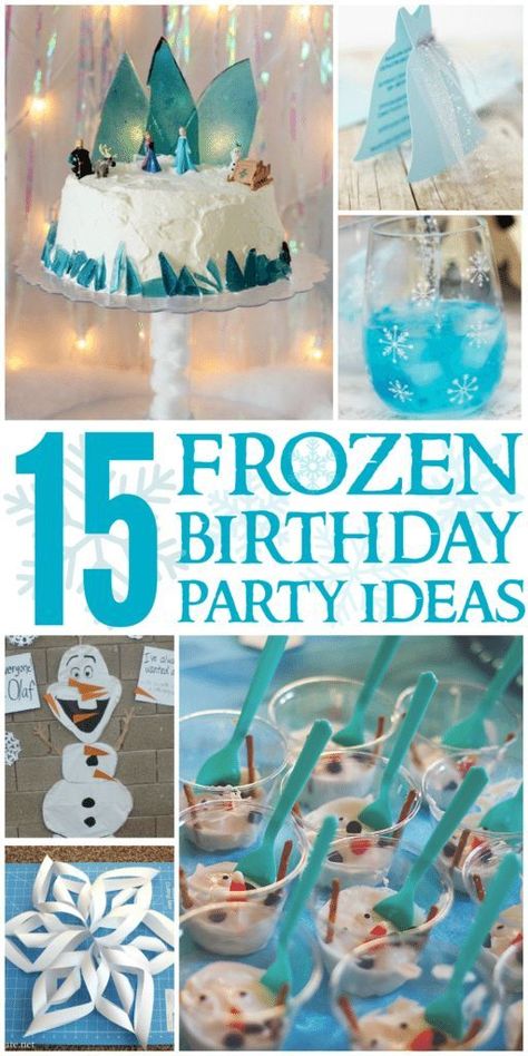 Frozen Birthday Party Food, Frozen 3rd Birthday, Frozen Birthday Party Ideas, Frozen Birthday Party Decorations, Elsa Birthday Party, Frozen Bday Party, Birthday Party Ideas For Kids, Disney Frozen Birthday Party, Disney Frozen Party