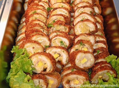 Birthday Food Ideas Filipino, Cordon Bleu Chicken, Malolos Bulacan, Filipino Breakfast, Events Management, Catering Ideas Food, Chicken Cordon, Chicken Cordon Bleu, Catering Food