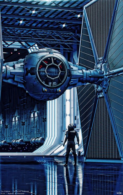 The Tie Fighter ... Star Wars Tie, Akali League Of Legends, Star Wars Spaceships, Star Wars Vehicles, Star Wars Empire, Tie Fighter, Star Wars Film, Star Destroyer, Star Wars Ships