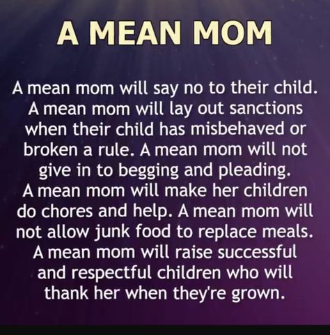 You don’t have to be a mean mom. You can do all those things and not be the mean one. Don’t choose to be the mean mom. Quotes Family Love, Mean Mom, Images Noêl Vintages, My Children Quotes, Quotes Family, Mommy Quotes, Mother Daughter Quotes, Son Quotes, Mom Stuff