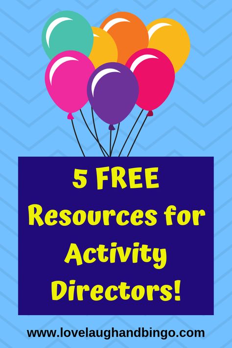 5 Free Resources for Activity Planners - Activity Coordinator Ideas, Activities Director Ideas, January Senior Living Activities, Activity Director Ideas For Seniors, Activity Calendar For Seniors, Assisted Living Activities, Activities Director, Virtual Team Building, Memory Care Activities