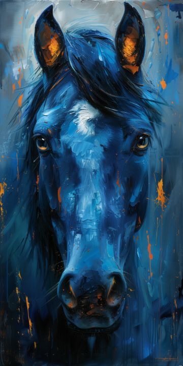 Horse painting consists of beauty - Maxleron 3d Horse Painting, Animal Painting Aesthetic, Painting Ideas On Canvas Horse, Abstract Horses Acrylic, Diy Horse Painting, Most Famous Paintings Top 10, Easy Horse Paintings For Beginners, Blue Horse Painting, Cool Stuff To Paint