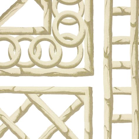 Bamboo Trellis Panel B - Neutral Wallpapers | Schumacher Panel Wallpaper, Schumacher Wallpaper, Bamboo Trellis, $b Wallpaper, Trellis Panels, Wallpaper Set, Trellis Wallpaper, Neutral Wallpaper, Fabric Colour