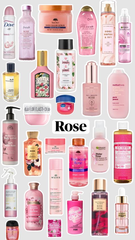 #fyp #rose #roseaesthetic #scent #perfume #skincare Rose Skincare, Scent Perfume, Fragrances Perfume Woman, Body Hygiene, Basic Skin Care Routine, Shower Skin Care, Body Smells, Perfect Skin Care Routine, Pretty Skin Care