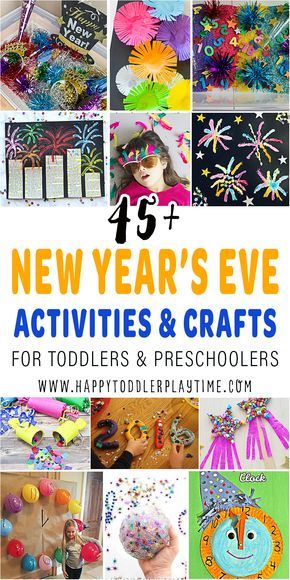 Nye Preschool Crafts, New Year Craft For Kindergarten, Nye Toddler Crafts, New Year’s Eve Kids Activities 2023, New Year Children Craft, Countdown To New Years For Kids, New Year Art And Crafts For Kids, New Years Kid Crafts, New Year Crafts For Kids Toddlers