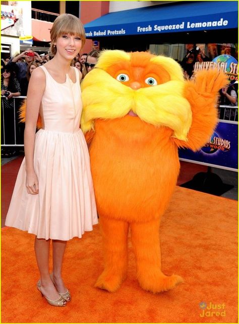 The Lorax, Red Carpet, Taylor Swift, Swift, Carpet, Orange, Red