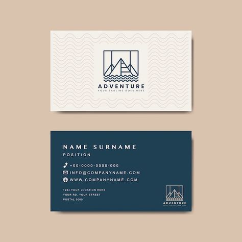 Namecard Designs, Calling Card Design, Initials Logo Letters, Visuell Identitet, Visit Card, Business Cards Layout, Design Mockup Free, Graphic Design Business Card, Premium Business Cards