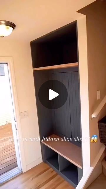 Small Entryway Closet Ideas, Hidden Shoe Cabinet, Hidden Shoe Storage, Mudroom Storage, Shoe Cabinet Entryway, Shoe Organizer Entryway, Mud Room Storage, Shoe Organizer, Shoe Cabinet