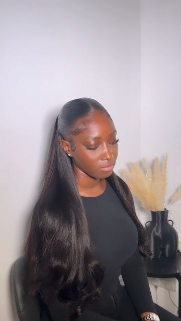 Twisted Hair, Sleek Ponytail Hairstyles, Quick Weave Hairstyles, Protective Hairstyles Braids, Dope Hairstyles, Hair Ponytail Styles, Sleek Ponytail, Ponytail Styles, Sleek Hairstyles