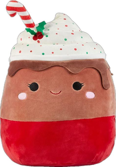 Rare Squishmallows Official Kellytoy Plush 14" Squishmallow Plush | Sivi The Christmas Holiday Hot Cocoa Chocolate– Ultrasoft Stuffed Animal Toy Soft Squishy Plush Toy Pillow Pals, Holiday Chocolate, Christmas Hot Chocolate, Cocoa Chocolate, Hot Coco, Gingerbread Girl, Teddy Bear Stuffed Animal, Christmas Cupcakes, Pet Holiday