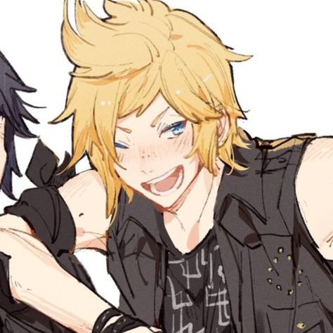 Final Fantasy Matching Icons Noctis, Noctis And Prompto Icon, Ffxv Pfp, Prompto Argentum Fan Art, Prompto Argentum Icon, Final Fantasy Matching Icons, Prompto Ffxv, Final Fantasy Xv Prompto, Matching Ideas