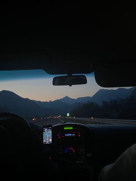 Traveling Car Aesthetic, Back Of Car Aesthetic, Riding In Car Aesthetic, Road Travel Aesthetic, European Road Trip Aesthetic, Travel By Car Aesthetic, Car Road Trip Aesthetic Couple, Mountains Trip Aesthetic, Going On A Trip Aesthetic