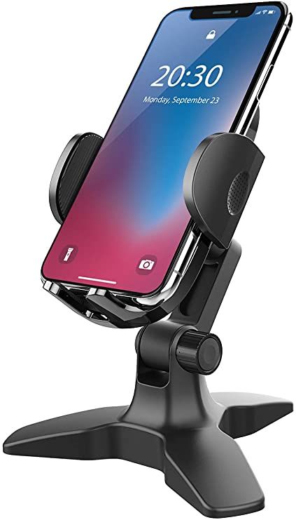 Amazon.com: Universal Phone Stand, Phone Stand for Desk, Desk Phone Holder, Heavy Duty Desk Phone Holder with 360 Degree Adjustale Cradle,Multi-Purpose Desk Stand for iPhone, All Smartphones: Home Audio & Theater Desk Phone Holder, Phone Stand For Desk, Iphone Holder, Cool Tech Gadgets Electronics, Mobile Stand, Iphone Stand, Desk Stand, Cool Electronics, Phone Gadgets