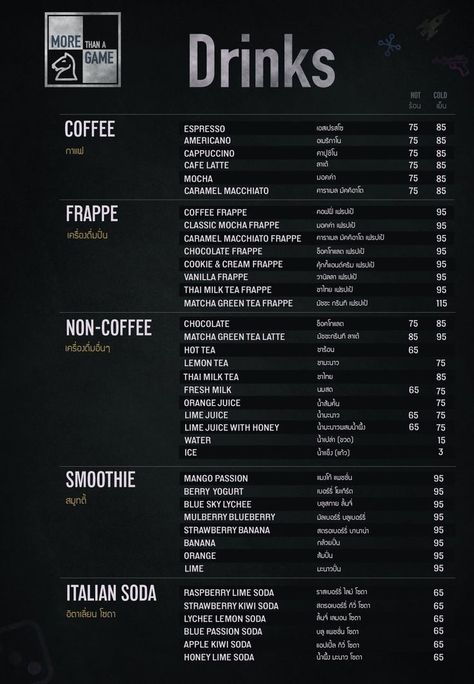 Cafe Drink Menu Design, Cafe Menu Ideas Food Coffee Shop, Menu Design Coffee Shop, Coffee Menu Design Ideas, Menu Cafe Design, Menu Coffee Design, Cafe Menu Ideas, Coffee Shop Menu Design, Menu Coffee Shop