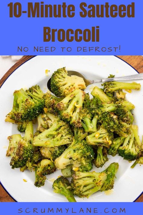 Brócoli Recipes, Parmesan Broccoli Recipes, Frozen Broccoli Recipes, Sauteed Broccoli, Broccoli Recipes Healthy, Seasoned Broccoli, Broccoli Recipes Side Dish, Broccoli Side Dish, Broccoli Sauteed